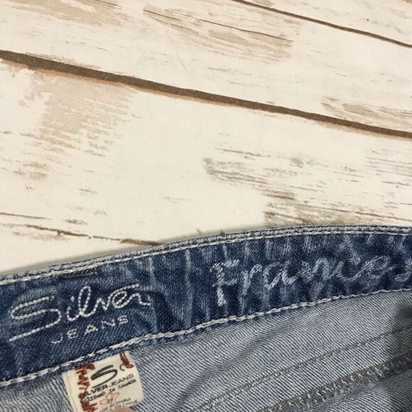 Silver Jeans Frances cuffed denim shorts size‎ 29 - Picture 3 of 10